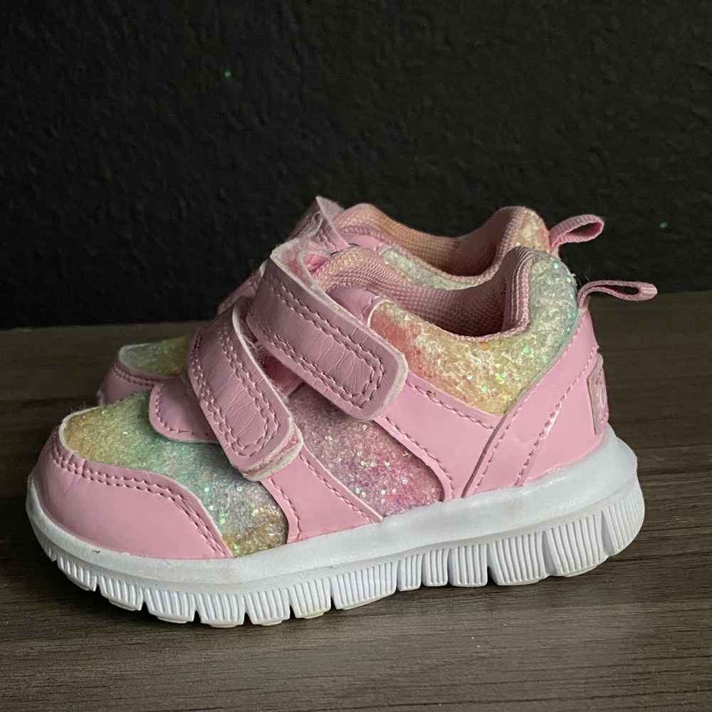Gerber Pink Glitter Kids Sneakers